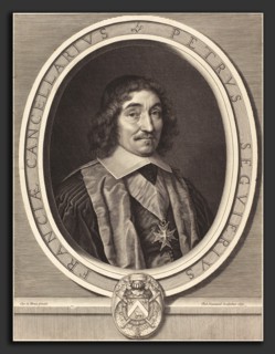 Robert Nanteuil after Charles Le Brun (French, 1623 - 1678), Chancellor Pierre Seguier, 1657,