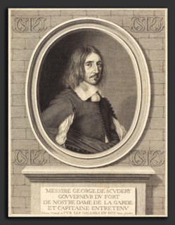 Robert Nanteuil (French, 1623 - 1678), Georges de Scudery, 1654, engraving