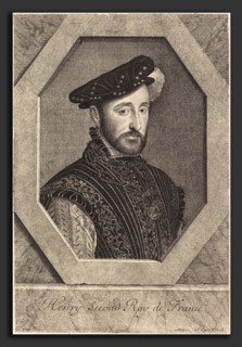 Jean Morin after FranÃ§ois Clouet (French, c. 1600 - 1650), Henry II, etching, engraving, and