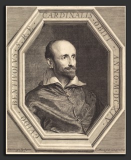 Jean Morin (French, c. 1600 - 1650), Cardinal Guido Bentivoglio, engraving and etching