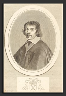 Claude Mellan (French, 1598 - 1688), Jean-FranÃ§ois Paul de Gondi, Cardinal of Retz, engraving on