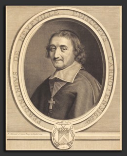 Robert Nanteuil (French, 1623 - 1678), Ferdinand de Neufville, engraving
