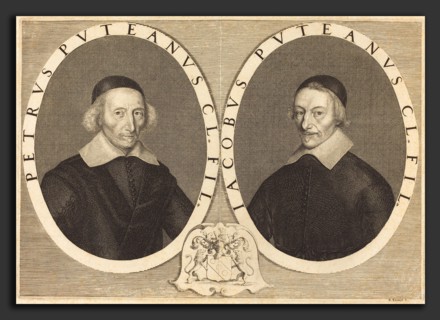 Robert Nanteuil (French, 1623 - 1678), Pierre and Jacques Dupuy, 1649, engraving