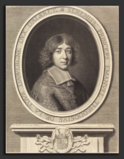 Robert Nanteuil (French, 1623 - 1678), Cardinal de Bouillon, 1668, engraving