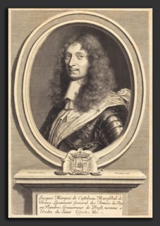 Robert Nanteuil (French, 1623 - 1678), Marechal de Castelnau, 1658, engraving