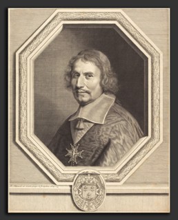 Robert Nanteuil (French, 1623 - 1678), Cardinal Antonio Barberini, 1664, engraving
