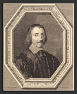 Jean Morin after Philippe de Champaigne (French, c. 1600 - 1650), Francois de Villemontee, etching