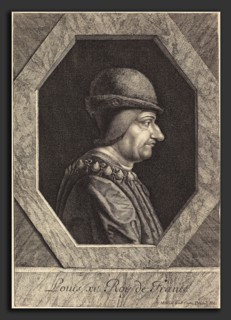 Jean Morin (French, c. 1600 - 1650), Louis XI, etching, engraving, and stippling on laid paper