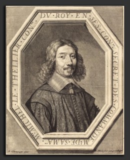 Jean Morin after Philippe de Champaigne (French, c. 1600 - 1650), Michel le Tellier, etching,