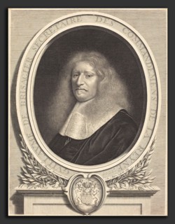 Antoine Masson after Nicolas Mignard (French, 1636 - 1700), Guillaume de Brisacier, 1664, etching