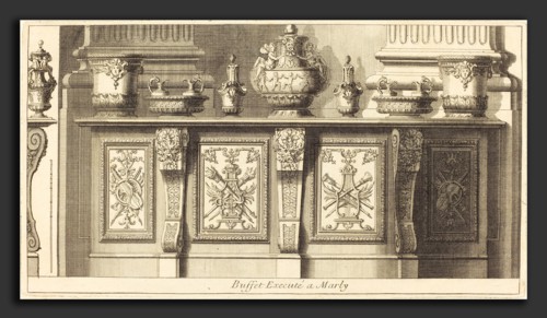 Pierre Lepautre (French, 1660 - 1744), Livre de Tables, etching