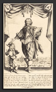 Jacques Callot (French, 1592 - 1635), Claude Deruet and his Son, Jean, 1632, etching and engraving