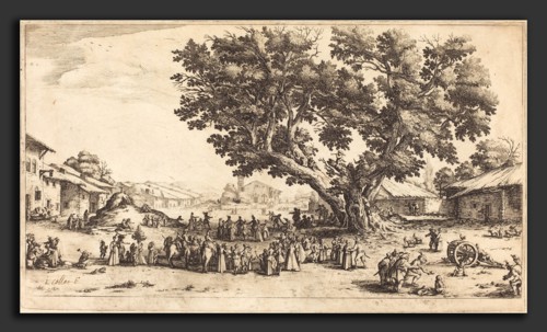 Jacques Callot (French, 1592 - 1635), The Fair at Xeuilley, etching