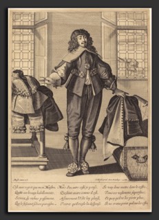 Abraham Bosse (French, 1602 - 1676), The Valet, engraving in black on laid paper