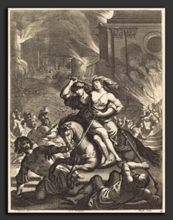 Abraham Bosse after Claude Vignon (French, 1602 - 1676), Illustration to Jean Desmarets'