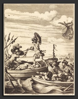 Abraham Bosse after Claude Vignon (French, 1602 - 1676), Illustration to Jean Desmarets'