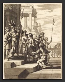 Abraham Bosse after Claude Vignon (French, 1602 - 1676), Illustration to Jean Desmarets'