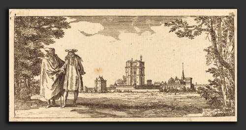 IsraÃ«l Silvestre (French, 1621 - 1691), Plan general du Chasteau et petit Parc de Vincennes, 1668,