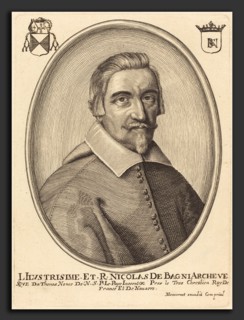 Balthasar Moncornet (French, c. 1600 - 1668), Jean-FranÃ§ois Bagni, engraving on laid paper