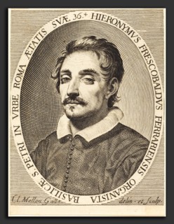 Claude Mellan (French, 1598 - 1688), Girolamo Frescobaldi, 1619, engraving on laid paper