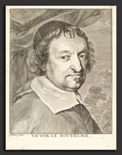 Claude Mellan (French, 1598 - 1688), Victor Le Bouthillier, engraving on laid paper