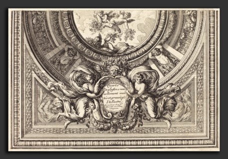 Jean Lepautre (French, 1618 - 1682), Title Page, etching