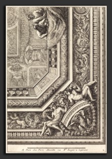 Jean Lepautre (French, 1618 - 1682), Quarts de plafons, etching