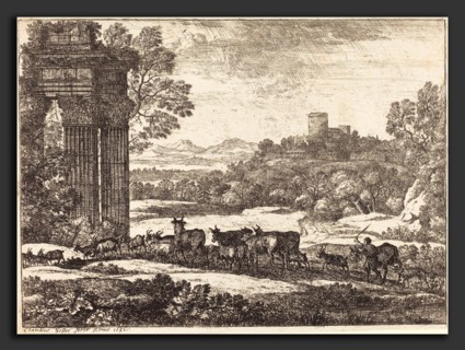 Claude Lorrain (French, 1604-1605 - 1682), The Herd Returning in Stormy Weather (Le troupeau en