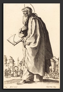 Jacques Callot (French, 1592 - 1635), Saint Thaddeus, published 1631, etching