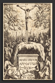 Jacques Callot (French, 1592 - 1635), Title Page for "The Martyrdoms of the Apostles", c.
