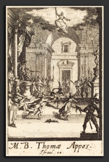 Jacques Callot (French, 1592 - 1635), The Martyrdom of Saint Thomas, c. 1634-1635, etching