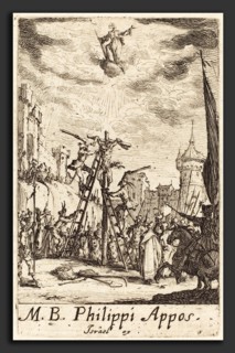 Jacques Callot (French, 1592 - 1635), The Martyrdom of Saint Philip, c. 1634-1635, etching