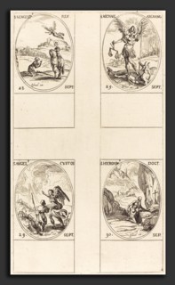 Jacques Callot (French, 1592 - 1635), St. Wenceslas; St. Michael, Archangel; The Guardian Angel; St