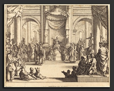 Jacques Callot (French, 1592 - 1635), Christ Disputing with the Doctors, 1635, etching