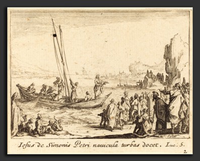 Jacques Callot (French, 1592 - 1635), Fisher of Men, 1635, etching