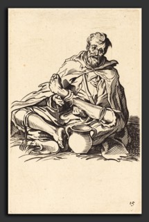 after Jacques Callot, The Sick Man, etching