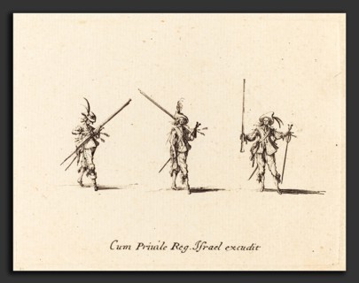 Jacques Callot (French, 1592 - 1635), Drill with the Musket, 1634-1635, etching
