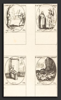 Jacques Callot (French, 1592 - 1635), St. Christina; St. James, Apostle, and St. Christopher; St.