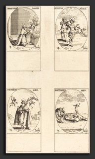 Jacques Callot (French, 1592 - 1635), St. Bonaventura; St. Justus; St. Henry, Emperor; St.