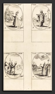 Jacques Callot (French, 1592 - 1635), St. Perpetuus; St. Mary of Cleophas; St. Ezechiel; St. Leo