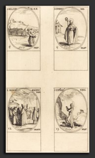 Jacques Callot (French, 1592 - 1635), St. Meliton; St. Firminus; St. Gregory the Great; St.