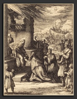 Jacques Callot (French, 1592 - 1635), The Adoration of the Magi, 1623-1628, etching