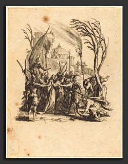 Jacques Callot (French, 1592 - 1635), The Betrayal, c. 1624-1625, etching