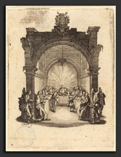 Jacques Callot (French, 1592 - 1635), The Last Supper, c. 1624-1625, etching