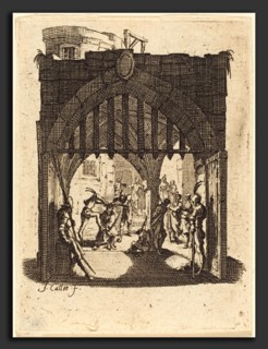 Jacques Callot (French, 1592 - 1635), The Crowning with Thorns, c. 1624-1625, etching