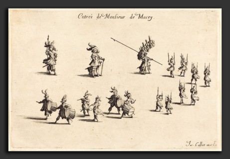 Jacques Callot (French, 1592 - 1635), Entry of M. de Macey, 1627, etching