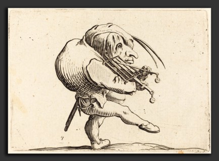 Jacques Callot (French, 1592 - 1635), Man Scraping a Grill, c. 1622, etching and engraving