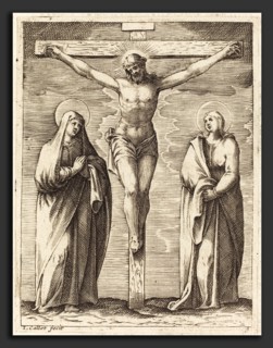 Jacques Callot (French, 1592 - 1635), Virgin and Saint John at the Foot of the Cross, 1608-1611,