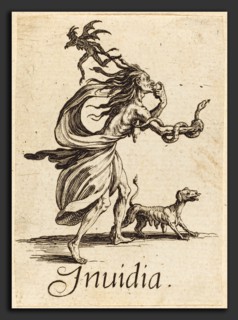Jacques Callot (French, 1592 - 1635), Envy, probably after 1621, etching and engraving