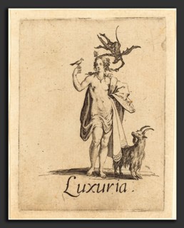 Jacques Callot (French, 1592 - 1635), Lust, probably after 1621, etching and engraving
